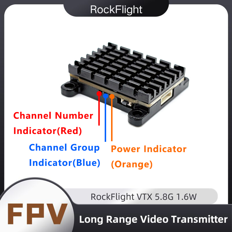 RockFlight TX663 VTX 5.8G 48CH – обзор и цена Drone Transmitter