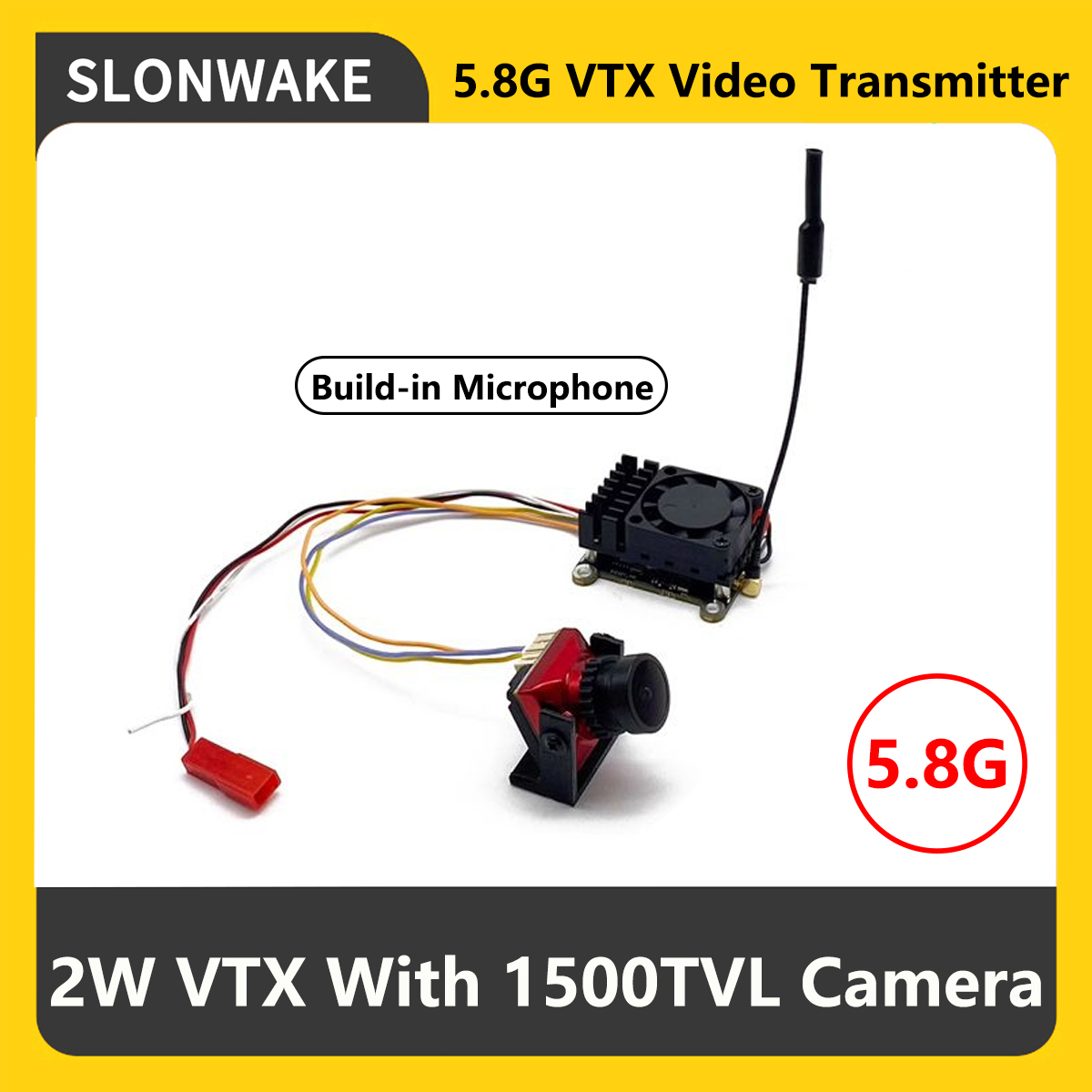 SLONWAKE 5.8G 2000мВт FPV VTX  – обзор и цена Drone Frame
