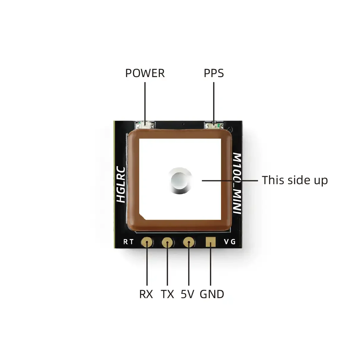 Модуль GPS HGLRC M100 MINI M10 – обзор и цена Drone Flight Controller