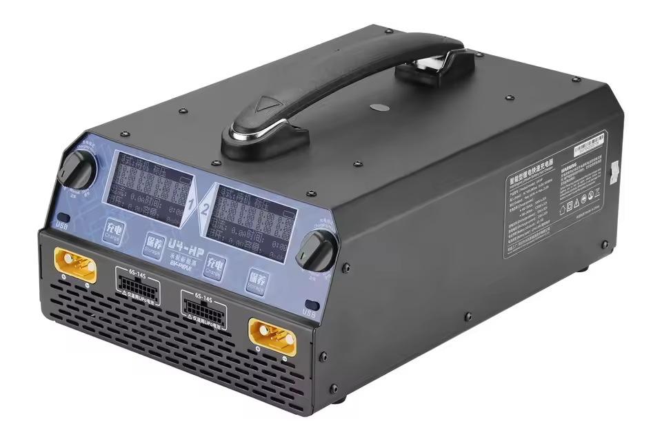 EV-PEAK U4-HP 2400W 25A Двухка – обзор и цена Drone Charger