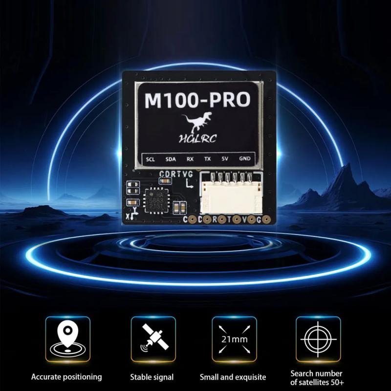 HGLRC M100 PRO GPS-чип B101, ч – обзор и цена Drone Compass